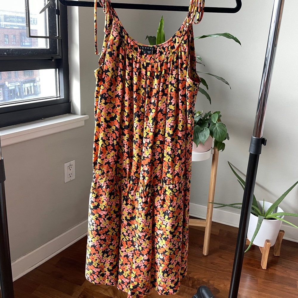 Theory Silk Floral Romper